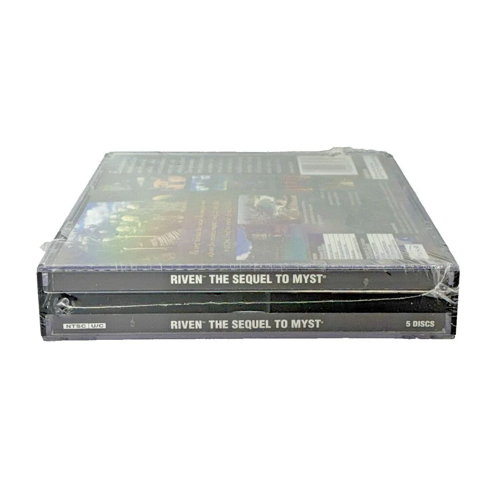 Riven: The Sequel to Myst Windows/Mac Vintage Ubisoft 2000 New Factory Sealed